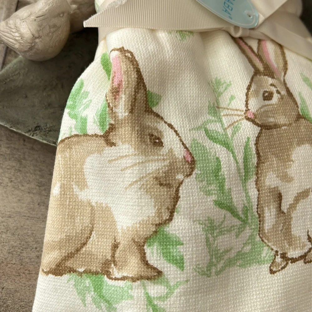 Boho Farmhouse Spring Easter cotton hand towels